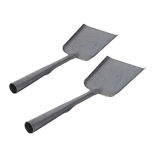 Produktbild: SEWOART 2St Haushalt Kohlenasche Schaufel Holzkohlegrill Ascherechen Hacke Kaminschaufel Küchenschaufeln Anlage gartenwerkzeuge fireplace tools Herd Kohle Schaufeln Küchenwaren Eisen Black