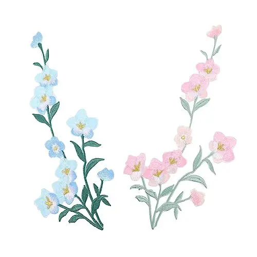 Produktbild: SEWOART 2 stücke Stickerei Patches Kreative Patches Stickerei Patches für Frauen Kleidung Decor