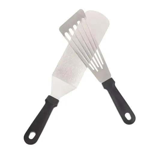 Produktbild: SEWOART 2 Stück Grillpfannenschaber Professioneller Antihaft Grillspatel Robuster Kochspatel Für Grill Und Küchenreinigung Langlebig Und Einfach Zu Reinigen