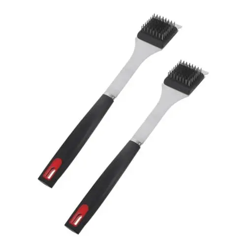 Produktbild: SEWOART Outdoor-bürste 2-teilig Grill-reinigungsbürste Steak-grill-reiniger Robustes Bbq-zubehör Werkzeug Hitzebeständiger Griff