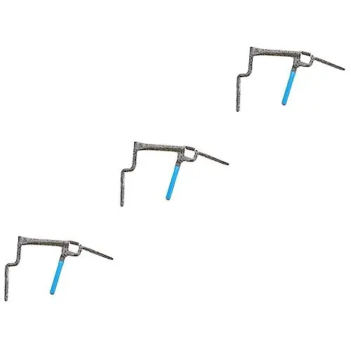 Produktbild: SEWOART 3 Stk Ziegelzange Multitools Schaltknauf Bau Zange Bauklemme brikettzange Ziegelwerkzeug Ziegelsteintransportzange Trägerwerkzeug für Ziegelsteine Stahl mit hohem Kohlenstoffgehalt