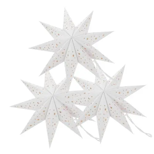 Produktbild: SEWOART 3 Stücke Weihnachten Lichter 35cm Lampe Shades Dekorative Laterne Für Weihnachten Dekorationen
