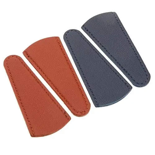 Produktbild: SEWOART 4 Stück Scherenschutz pädiprotect spitzmaschine scissors schirmständer verkleidung verbandsschere Werkzeug Scrapbooking-Schere Bastelschere Spitzenschutz Scherenscheide aus Leder