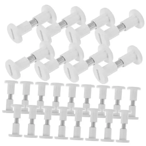 Produktbild: SEWOART Holzplatte Verbindungselemente 50pcs Schrank Verschluss Set Möbel Hardware Schraube Mutter Kit