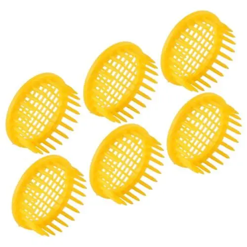 Produktbild: SEWOART 6St Käfig der Bienenkönigin Bienenrahmenhalterung Bienenstockrahmen Bienenzuchtkäfig Imkerei Ausrüstung imkereibedarf imkerbedarf Bienenfänger Brutstätten für Bienen Plastik Yellow