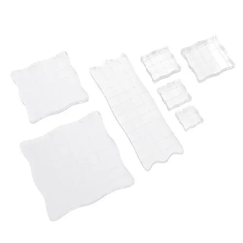 Produktbild: SEWOART Stempel Block Kit 7 Stücke Acryl Scrapbooking Werkzeuge Siegel Machen Präge Stirbt