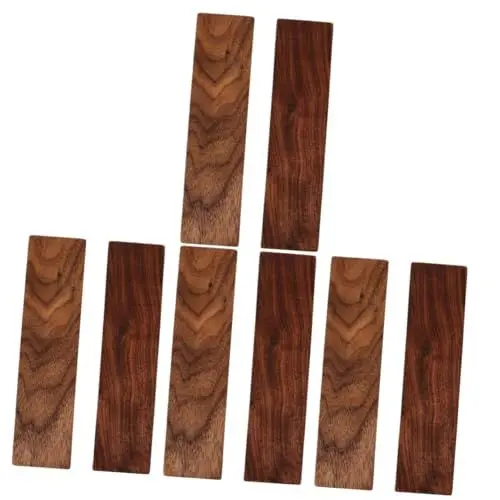 Produktbild: SEWOART 8 Stk Schwarzes Walnussholz Unfertige Holzschnitzblöcke Unfertiger Leerer Holzblock Rechteckiger Holzblock Unfertige Holzblöcke Holzschnitzblöcke Schnitzen Hölzern Dark Brown