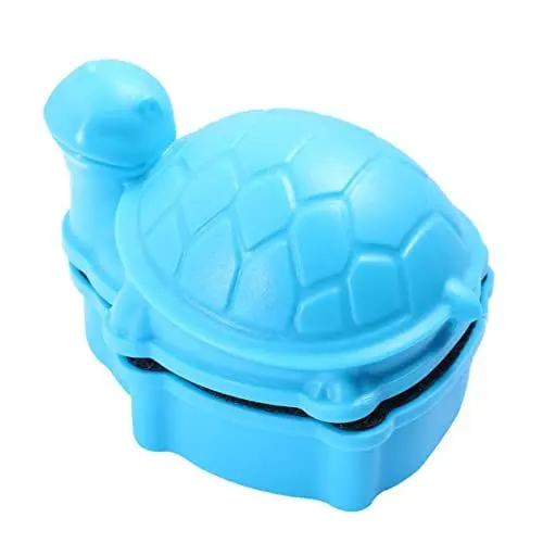 Produktbild: SEWOART Aquarium Aus Glas Glasreinigerbürste Magnetischer Glasreiniger Für Gläser Magnetbürste Für Aquarien Algenschaber Für Aquarien Magnete Brille Karikatur Schildkrötenbecken
