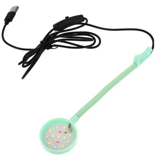 Produktbild: SEWOART Kompakte Aquarium Lampe Mit USB LED Beleuchtung Für Kleine Fischbecken Wasserdicht Ideal Für Aquarienpflanzen Sanftem RGB