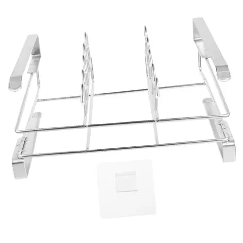 Produktbild: SEWOART Aufbewahrungsregal für Küchenschränke Hängeregal für die Küche unter dem Schrank-Organizer-Regal Lagerregale Hackbrett Tassenständer unter dem Schrank Becher Korb