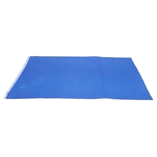 Produktbild: SEWOART Banner Outdoor-Gartenfahne einfache weiße Fahne Pflanzendekor weiße Rasenfahnen Flagge ousside Partydekoration für den Garten Frühlingsdekoration für ein Bauernhaus Polyester Blue