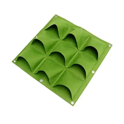 Produktbild: SEWOART Vertikale Pflanztasche Aus Filz Mit Hängende Gartenpflanze Für Drinnen Und Draußen Und Langlebig Für Kleine Räume Und Vertikale Begrünung