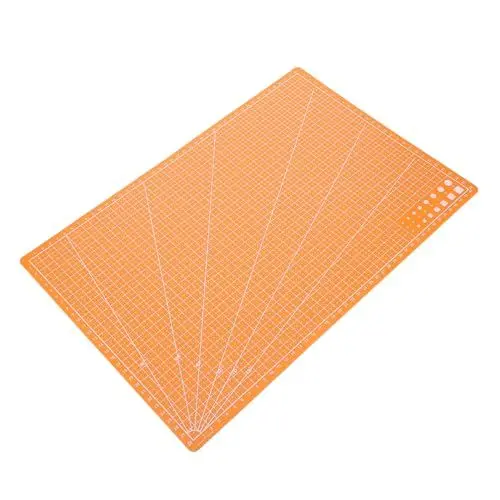 Produktbild: SEWOART Doppelseitige Schneidematten Bastel-schneideunterlage Gravur-kunstmatte 45x30cm A3 Orange Schneidebrett