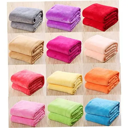 Produktbild: SEWOART Flanellbettwäsche bettdecken beetabdeckung daunendecke dalour kuscheldecke одеяло Weiße Kissen fürs Bett Kunstpelzdecken Plüschdecken Wolldecke einfarbige Decke Fleecedecke Grey