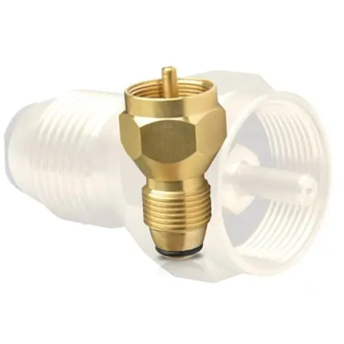 Produktbild: SEWOART Gasschlauch Adapter Für Gaskocher Tank Übertragungsverbindung Outdoor Gasflaschen Messing Ventil Für Camping Und Jagd Druckreduzierer