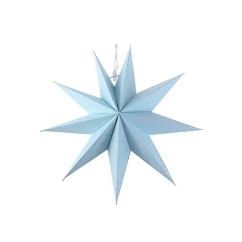 Produktbild: SEWOART Lampenschirm Aus Papier Weihnachtslaterne Aus Papier Papierstern Lampenschirm Hängender Heller Schatten Leuchte Decke Deckenleuchtenschirm Bohrschraubstock 3d Weihnachten Ornament