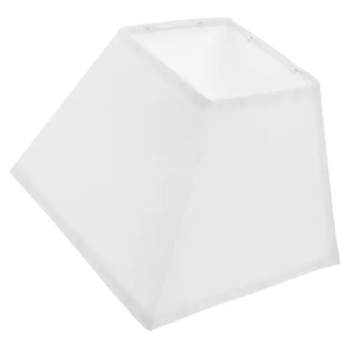 Produktbild: SEWOART Stoff-lampenschirm 25,4 Cm Quadratisch Weiß Spinnen-design Ersatz-leinenschirm Für Tisch Und Stehlampen