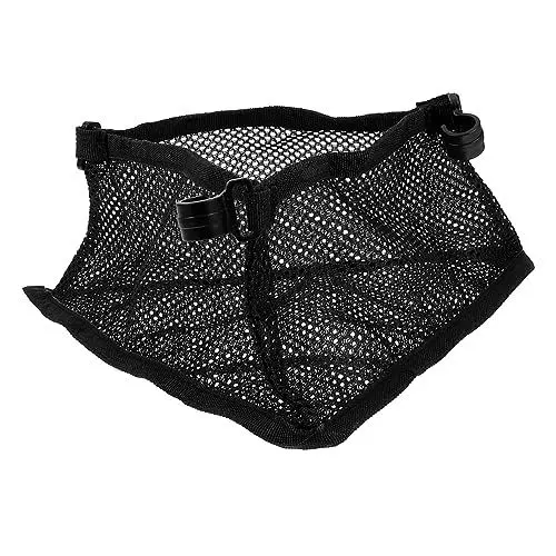 Produktbild: SEWOART Portable Table aufbewahrungssack Reiseausrüstung plastiktüte plastiktaschen Campingtisch klappbar Klappbarer Campingtisch unter der Schreibtischtasche Hängetasche Netz Black