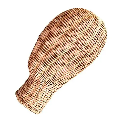 Produktbild: SEWOART Rattan Hutständer Kreativer Hutdisplay Halter Aus Geflochtenem Rattan Für Baseballkappen Hüte Perücken Zur Aufbewahrung Und Präsentation Geschäften Und Zuhause