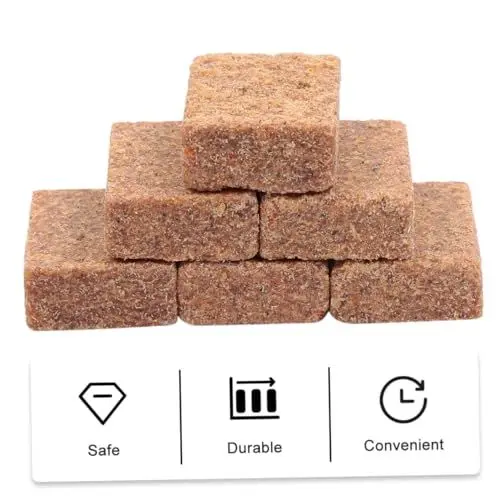 Produktbild: SEWOART 50 Stücke Holzkohle Outdoor Brennen Blöcke Verbrennung Unterstützung Camping Feueranzünder