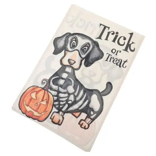 Produktbild: SEWOART Gartenflagge Kürbis Hofflagge Outdoor Halloween Herbst Herbst Leinen Hofflagge Für
