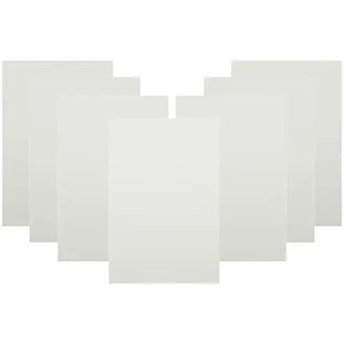 Produktbild: Sewroro 10 Stücke Sublimation Aluminium Fototafel Rohlinge Metall Aluminium Schild Rohlinge Sublimationstafel Blanko Aluminiumplatte Für DIY Sublimationsdruck Foto Graduierung Weiß