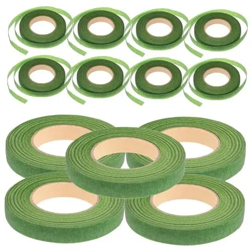 Produktbild: Sewroro Klebebänder Grüne Papierbänder Für Blumenarrangements Bastelbedarf Und Floristik Ideal Für Geschenkverpackungen Und DIY Projekte