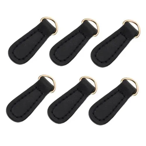 Produktbild: Sewroro 6 Stücke Heavy Duty Zip Zieht S Zipper Puller Für Leder Tasche Koffer Reparatur Ersatz