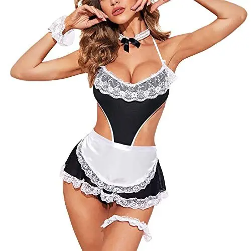 Produktbild: Sexy Dessous Damen Wenig Stoff Babydoll Hauptmaterial Reizwäsche Black Brustfrei BHS Reizwäsche Für Sex Damen Lack Und Leder Dessous Damen Sexy Unterwäsche Offen Warehouse Deals Angebote Rückläufer