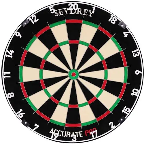 Produktbild: Seydrey 2024 Profi Dartscheibe Kork Dartscheibe Steeldart Dartscheibe mit Pfeilen Offizielles Steeldartscheibe Dartscheibe Steeldart Dartscheibe Set 12 Dartpfeile Metallspitze