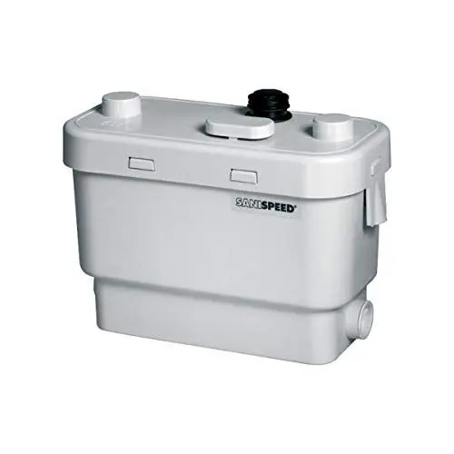 Produktbild: SFA 0026P Hebeanlage SANISPEED + - Durchsatz > 6000 L/h, Max. Förderdistanz vertikal x horizontal 7 x 70 m, weiß