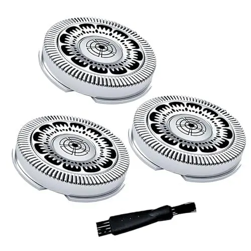 Produktbild: SH90 Scherkopf Kompatibel mit Philips Series 9000, SH90 Ersatzscherkopf für Philips Rasierer, Ersatzklingen Klingen für Philips Rasierer Herren Series 9000(9xxx) 8000(8xxx) SW97xx