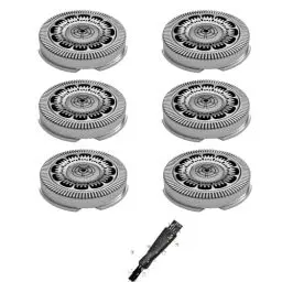 Produktbild: SH90/72 Scherkopf für Philips Series 9000(S9xxx) - Ersatzscherkopf für Philips Rasierer Herren, Ersatzklingen Ersatzteile Kompatibel mit Phillips Rasierer Series 8000(S8xxx) SW97xx (6 Stück)