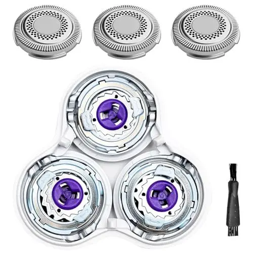 Produktbild: SH98 Scherkopf Kompatibel mit Philips Series 9000, SH98 Ersatzscherkopf für Philips Rasierer (Inklusive Klingenhalter), Ersatzklingen Klingen für Philips Rasierer Series 9000(9xxx) 8000(8xxx) SW97xx