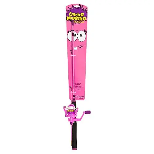 Produktbild: Shakespeare Catch a Monster Kinder Spinnruten und Rollen Starter combo set, Pink