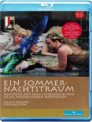 Produktbild: SHAKESPEARE/MENDELSSOHN BARTHOLDY: Ein Sommernachtstraum (live aus dem Residenzhof, Salzburg, 2013) (Blu-ray)