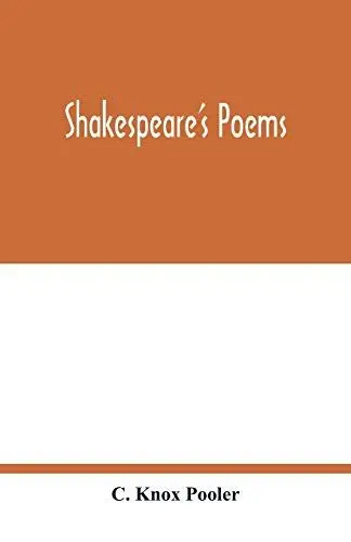 Produktbild: Shakespeare's poems·· Venus and Adonis, Lucrece, The passionate pilgrim, Sonnets to sundry notes of music, The phoenix and turtle