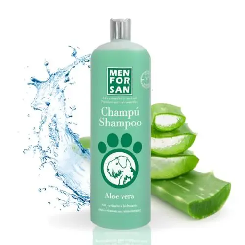 Produktbild: Shampoing pour animaux de compagnie Menforsan Chien Aloe Vera (1000 ml)