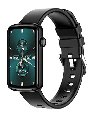 Produktbild: SHANG WING Smartwatch Damen Fitnessuhr Schmal Fitness Tracker Schrittzähler mit Pulsuhr SpO2 Messung Schlafüberwachung Sportuhr Klein Wasserdicht IP68 Sport Uhr für Android iOS Handy