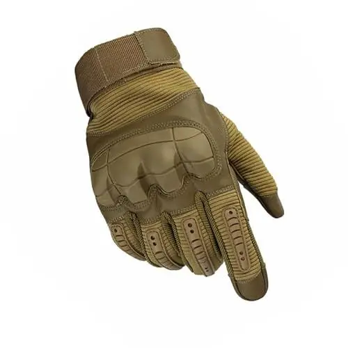 Produktbild: Shanrya Motorrad-Reithandschuhe, Abriebfeste Vollfinger-Motorradhandschuhe mit Gutem Griff, Atmungsaktiv Zum Wandern (XL)