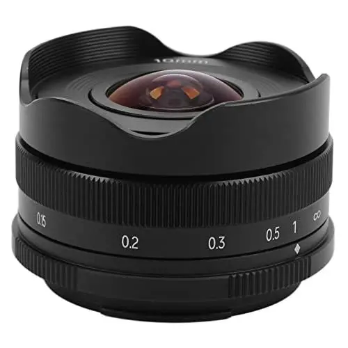 Produktbild: Shanrya Ultra-Weitwinkelobjektiv, Half Frame Multilayer Coating Manuelles Objektiv F5.6 Objektiv für A6400 für A6500 für A3000