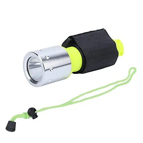 Produktbild: Unterwasser-taschenlampe, Tauchen Taschenlampe 2000 Lumen Tauchlampe Wasserdichte Taschenlampe Helle Sicherheit Unterwasser Lampe mit Handschlaufe Tragbar Für Expeditionen Zum Tauchen