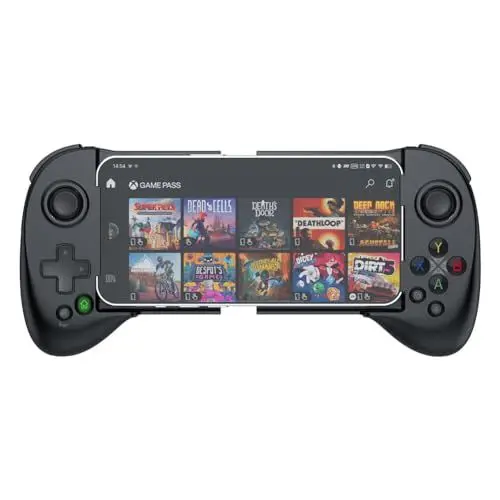 Produktbild: ShanWan Handy Controller für Android/iOS/iPhone15, Smartphone Controller mit Einstellbarer Joystick, Bluetooth Mobile Gaming für PS Remote Play Xbox Cloud Steam Link GeForce NOW