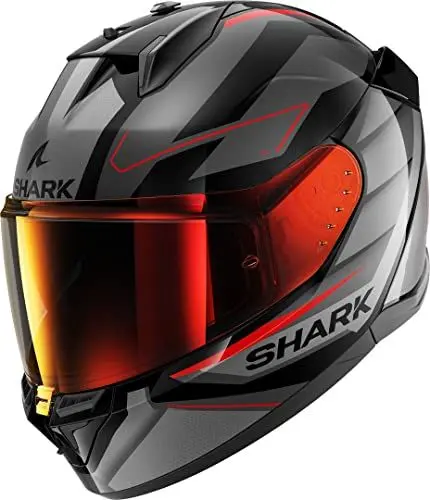 Produktbild: SHARK, Integraler Motorradhelm D-SKWAL 3 SIZLER Black / Grey / Red KAR, L