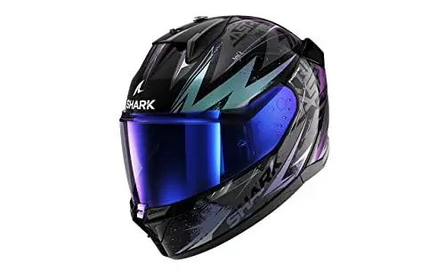 Produktbild: SHARK, Integralhelme motorrad D-SKWAL 3 BLAST-R black green glitter KGX, M