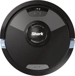 Produktbild: Shark AI Ultra 2-in-1 Saugroboter, Staubsauger-Roboter mit Wischfunktion, Anti Hair Wrap, Teppich und Hartboden, Roboterstaubsauger, 110 Min Laufzeit, manuelle und App-Steuerung, Schwarz, RV2600WDEU