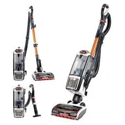 Produktbild: Shark Staubsauger 0,83L mit Anti-Hair-Wrap-Technologie, DuoClean-Staubsauger mit Powered Lift-Away und Tier-, Polster- & Fugendüsen, 8m Netzkabel, Blau/Orange NZ801EUT, 31-32