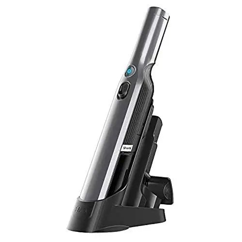 Produktbild: Shark WandVac 1.0 kabelloser Mini-Handstaubsauger, klein und leicht, leistungsstarker Akku-Handstaubsauger mit Staubpinsel/Fugendüse und Multi-Oberflächen-Aufsatz, Ladestation, Grau, WV200EU