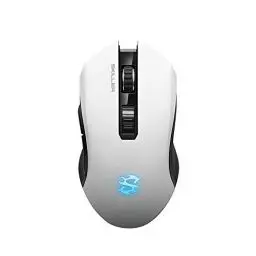Produktbild: Sharkoon SKILLER SGM3 weiß, optische Gaming Maus, Dual Mode (Funk oder Kabelgebunden), RGB