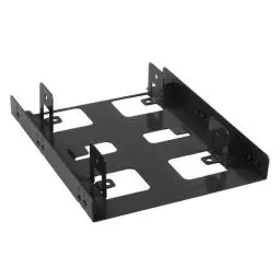 Produktbild: Sharkoon SSD Montagerahmen / Einbaurahmen 3,5 Zoll BayExtension, schwarz für bis zu zwei SSDs